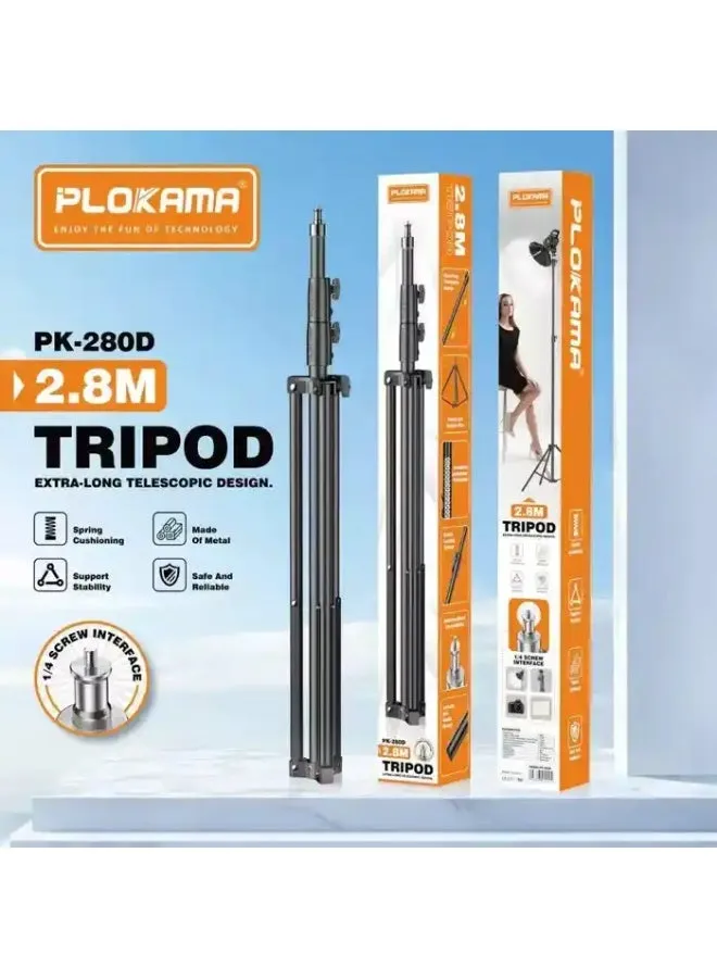Plokama PK-280D 2.8m professional Camera Tripod