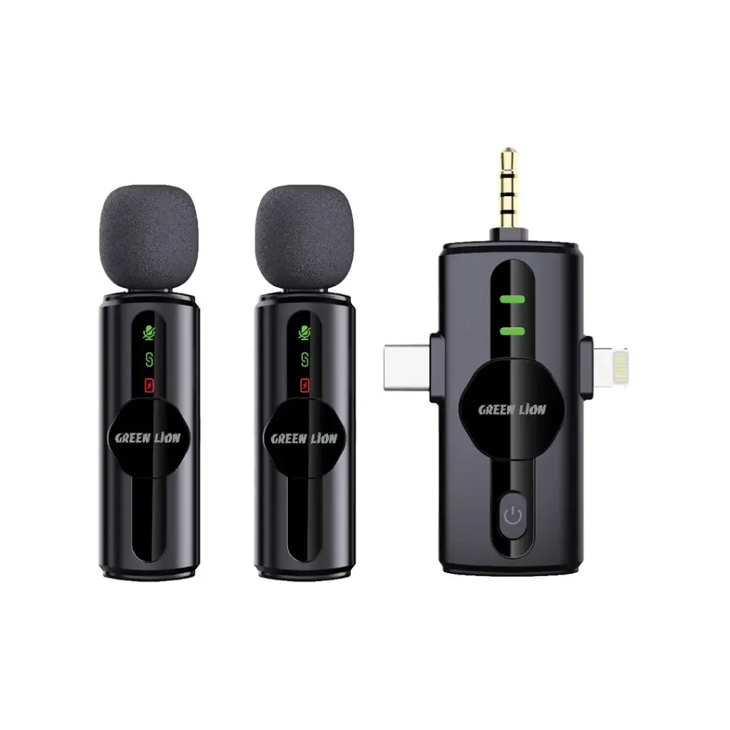 Green Lion GM-80X Microphone 3 in 1 - Black