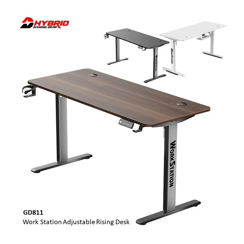 DHYBRID GD811 Electric Standing Desk β Adjustable, stable & heavy-duty frame, Supports Up to 60KG