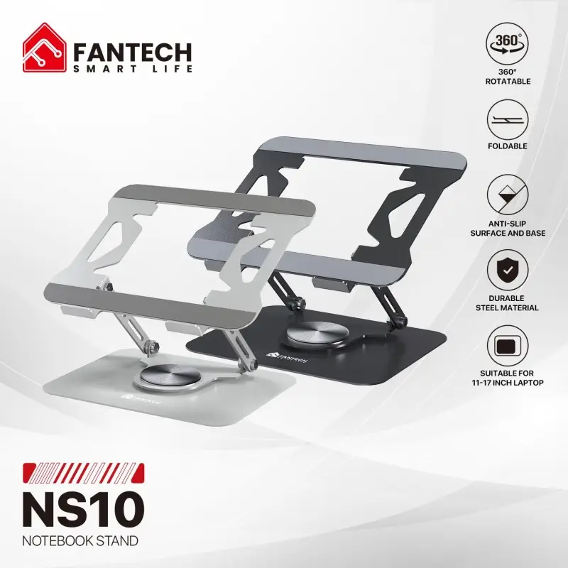 FANTECH NS10 Lifting Laptop Stand, Height and Angle Adjustable