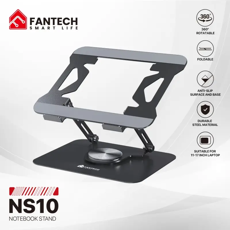 FANTECH NS10 Lifting Laptop Stand, Height and Angle Adjustable