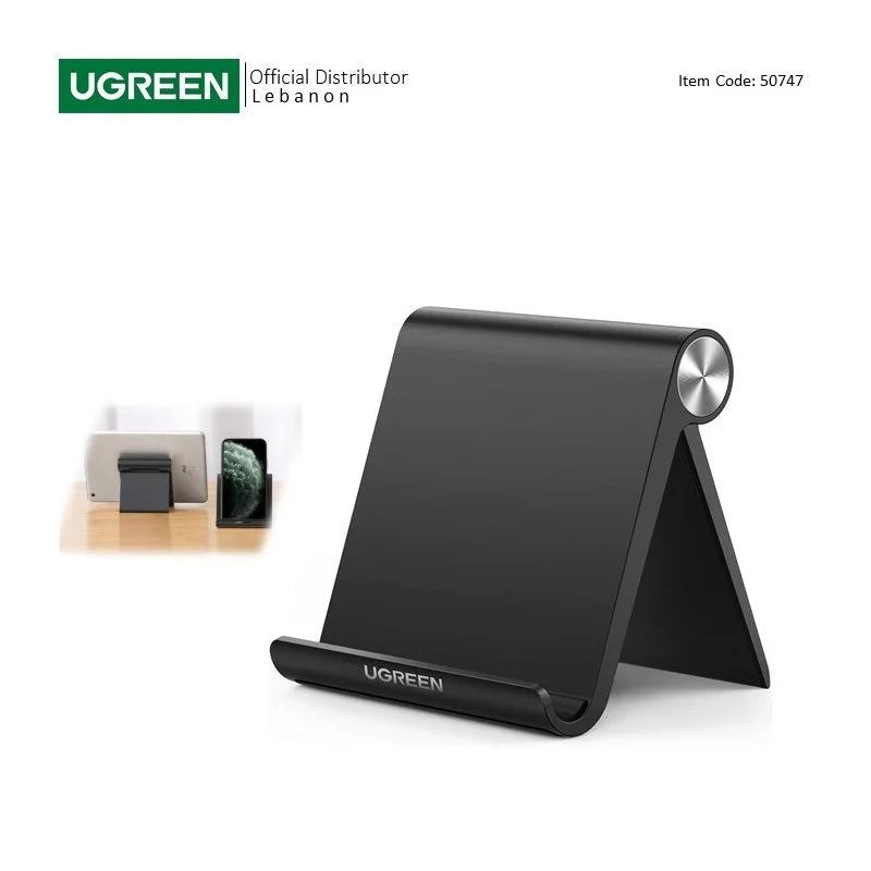 UGREEN Multi-Angle Stand Support Phone and Tablet Up to 12.9 Inch, High Quality ABS Plastic & Rubber