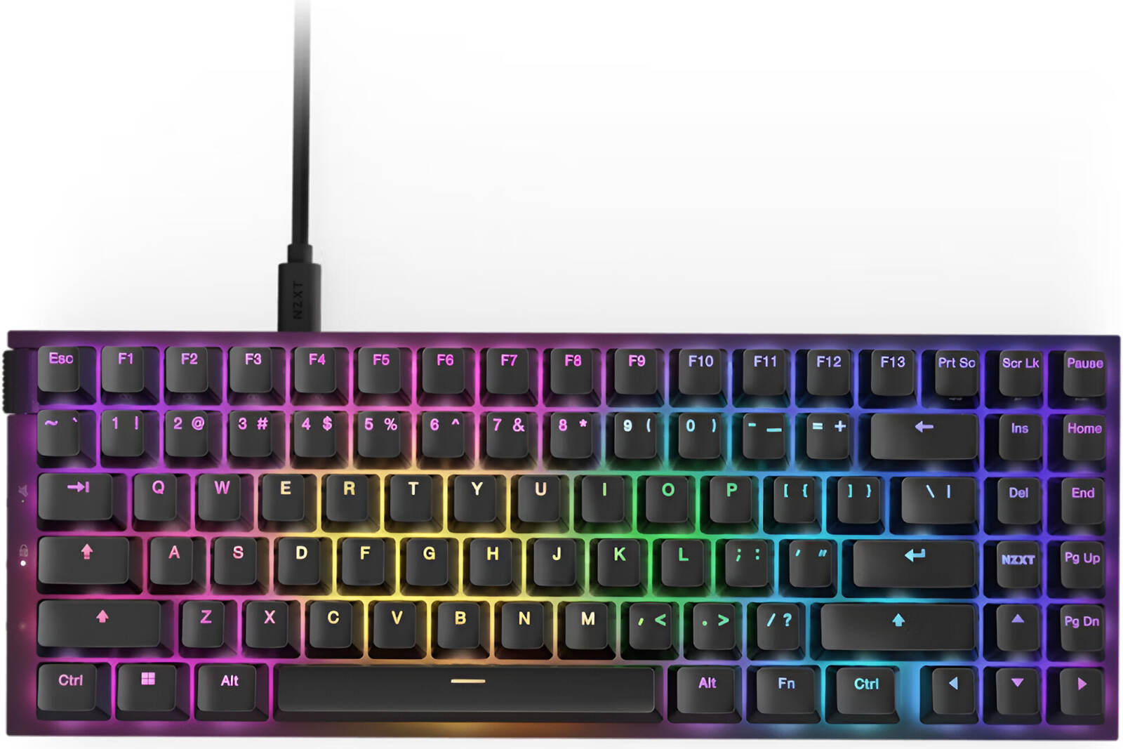 KB-002NB-US, NZXT Function 2 MiniTKL Gaming Keyboard