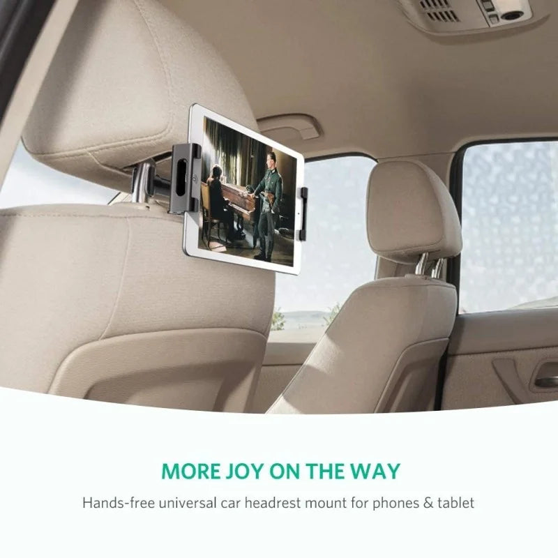 UGREEN Car Back Seat Headrest Mount Phone & Tablet Holder, Durable Structure