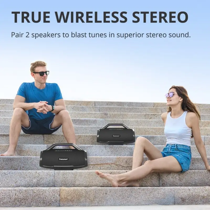Tronsmart Bang Max 130W Portable Party Speaker With Built in Power bank and Customized LED, up to 24 hours playtime