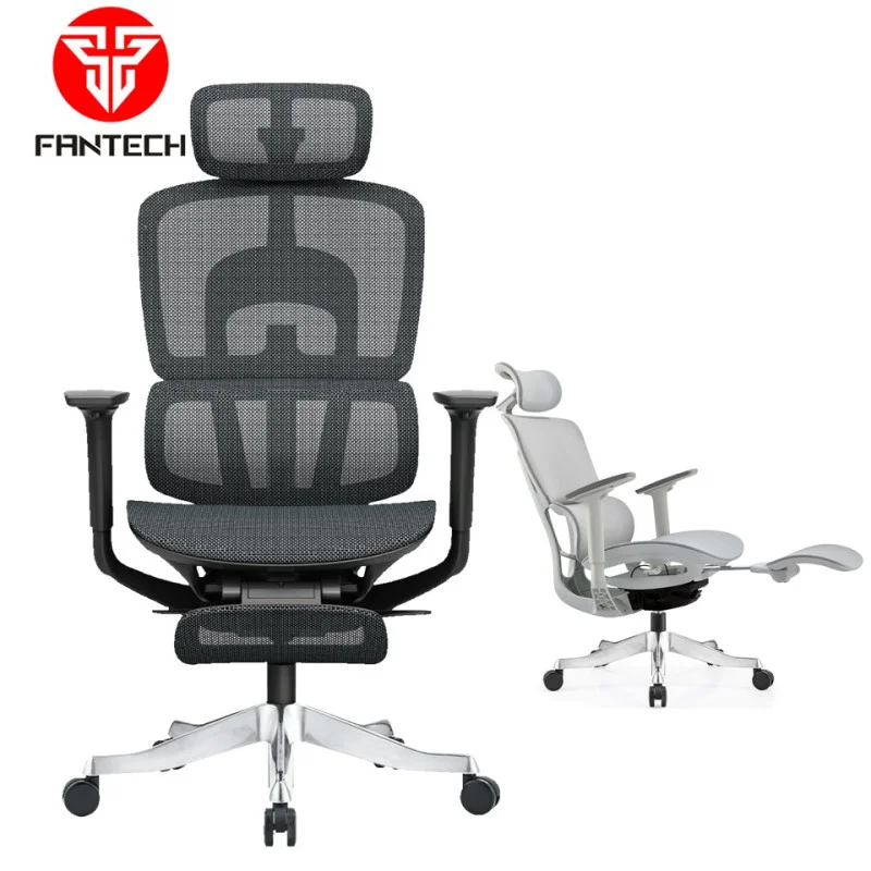 FANTECH OC3 Ergonomic Office Chair - Ultimate Comfort & Adjustable Support Black