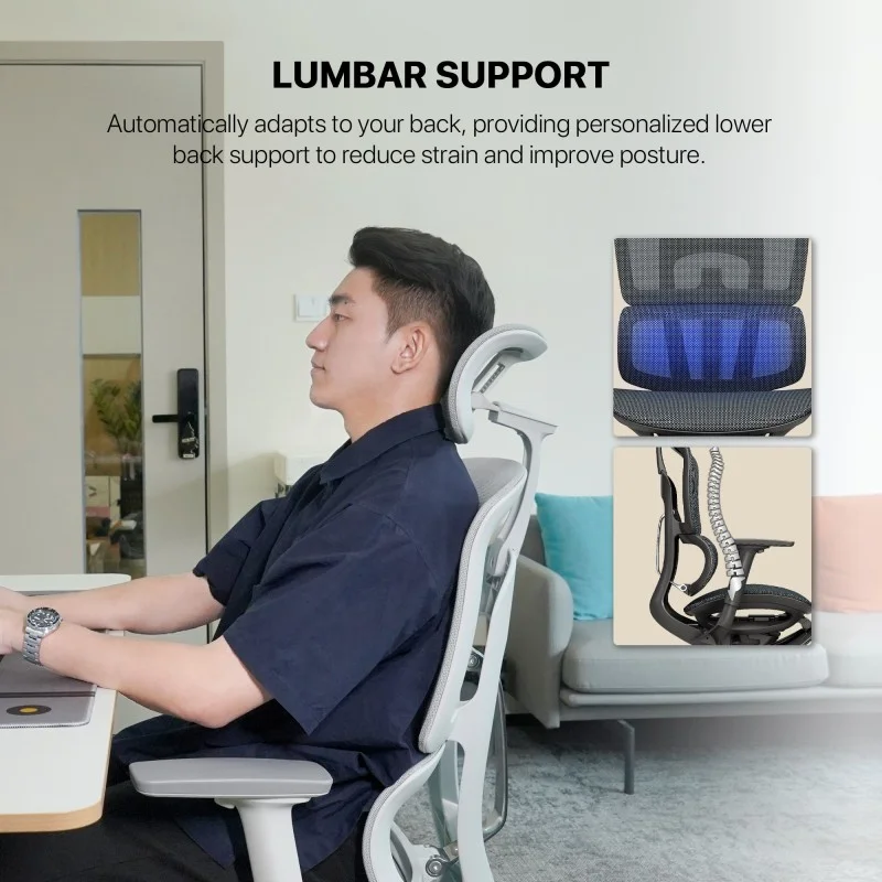 FANTECH OC3 Ergonomic Office Chair - Ultimate Comfort & Adjustable Support Black