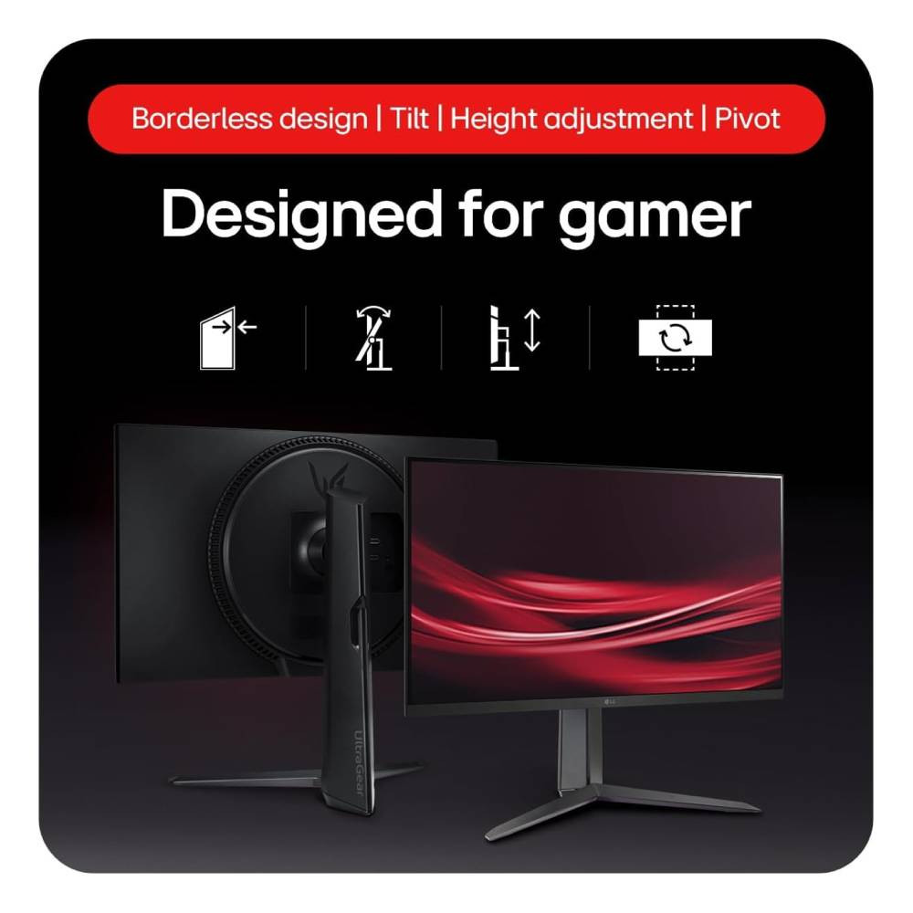 LG UltraGear 27GS65F 27" FHD (1920×1080) 180Hz IPS Gaming Monitor