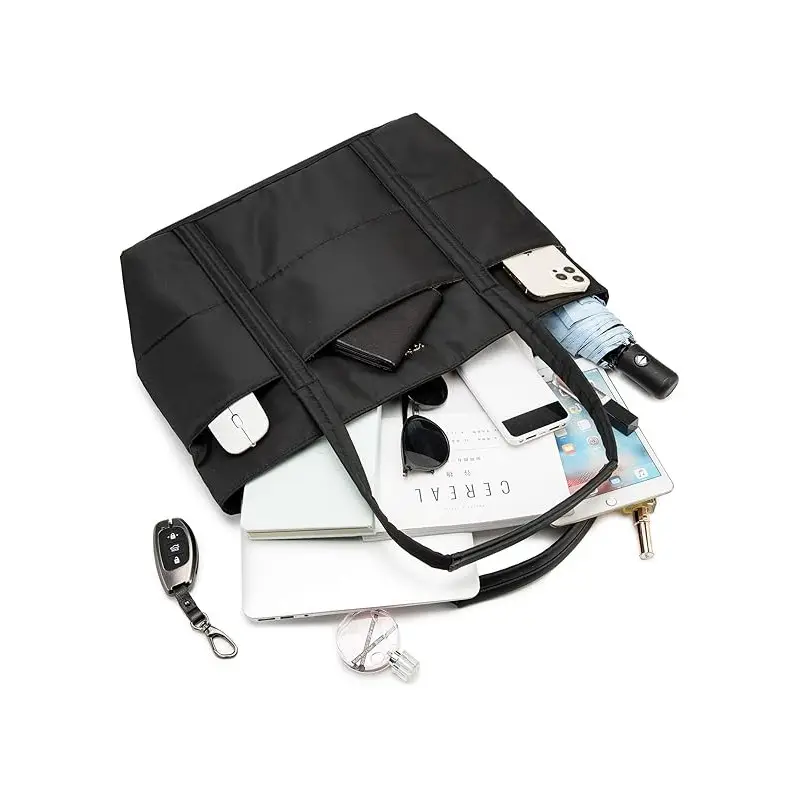 KINMAC Women’s Fashionable Laptop Tote Bag: 360° Shockproof Protection, Waterproof Designer Fabric, and 15.6" Business Organizer