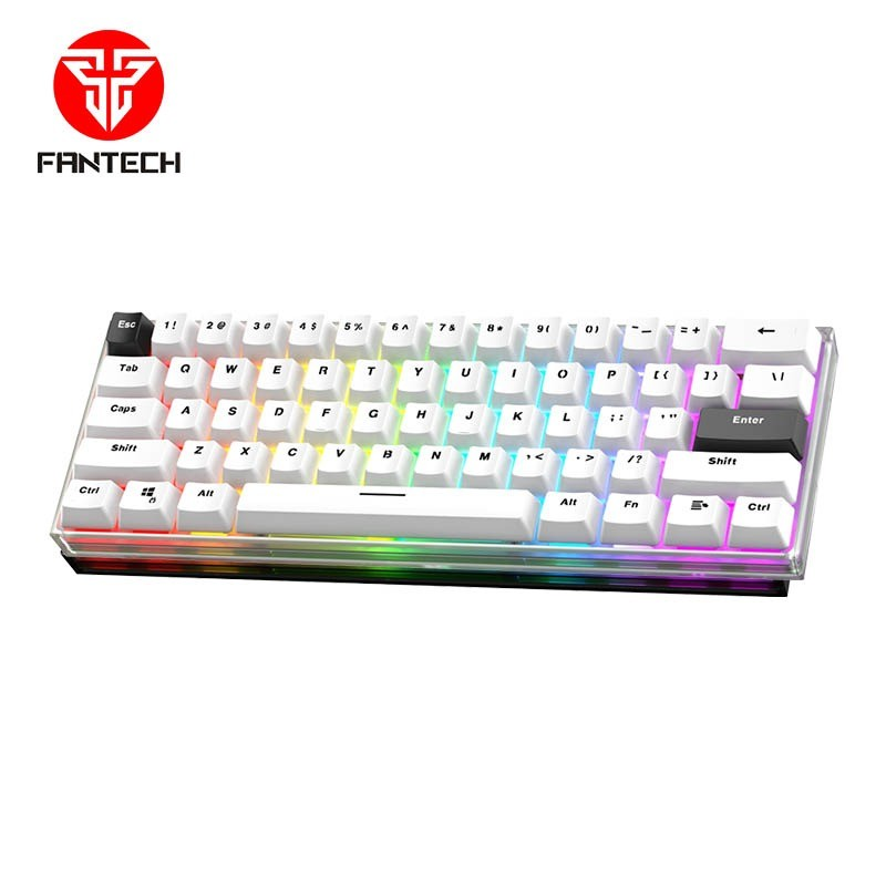 Fantech MK857 MAXFIT61 RGB Bluetooth, Wireless & Wired Mechanical Gaming Keyboard