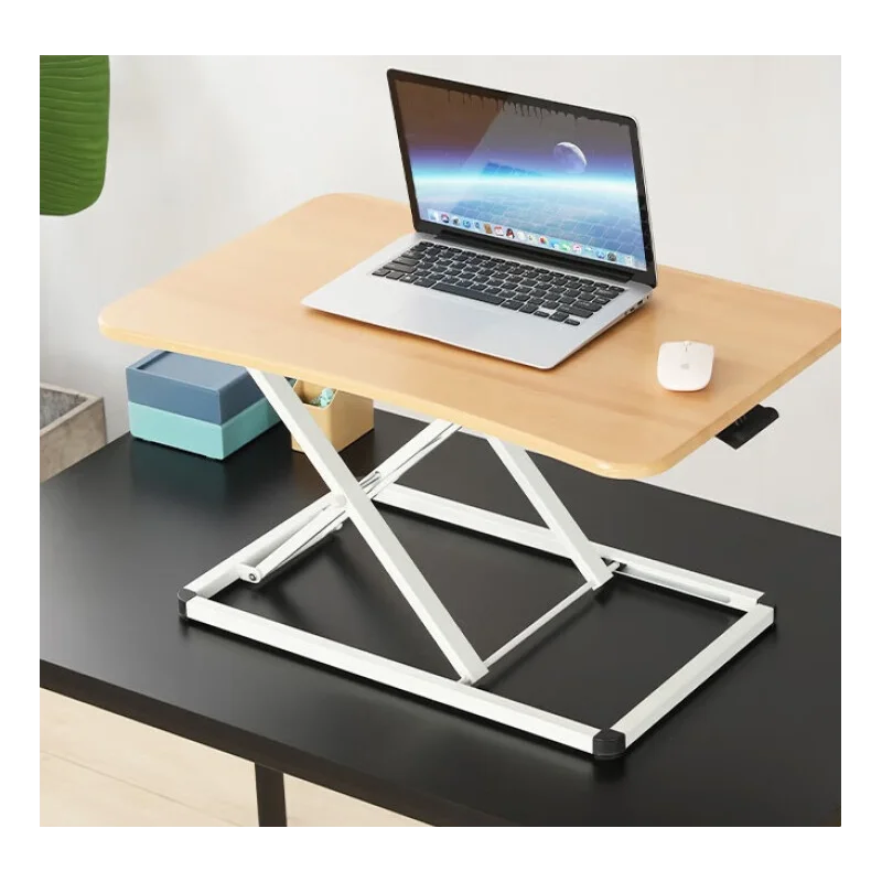 High-Quality Gas Spring Sit-Stand Desk Riser – Adjustable Ergonomic Workstation with Compact & Durable Design