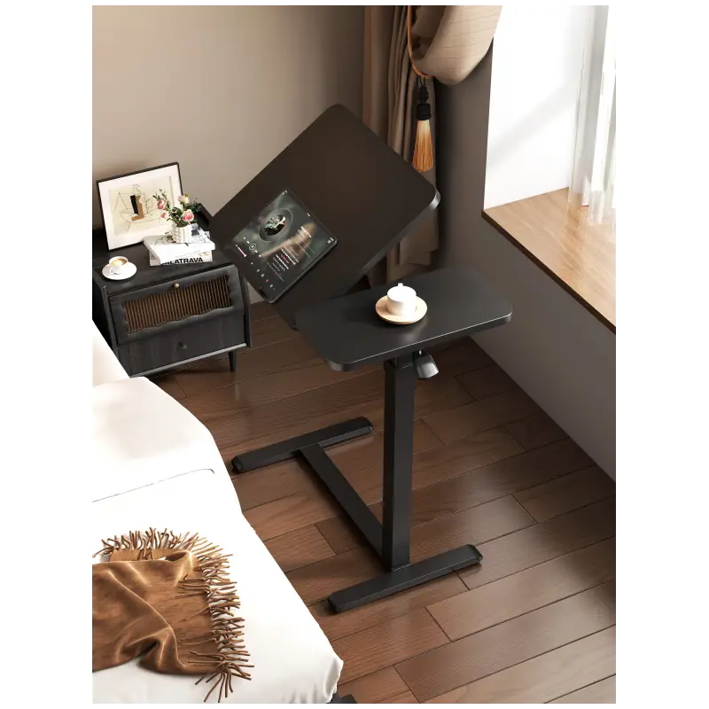 Multi-Function Height-Adjustable Desk - Side Bed Table – Ergonomic Sit-Stand Workstation