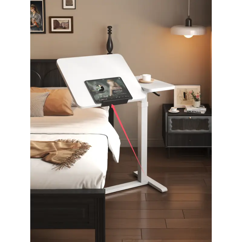 Multi-Function Height-Adjustable Desk - Side Bed Table – Ergonomic Sit-Stand Workstation