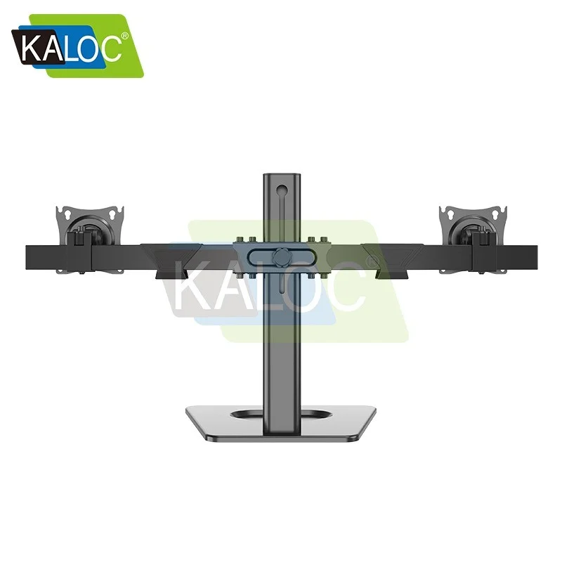KALOC DW220J Adjustable Horizontal Dual Monitor Arm, for Screens 17 to 27 Inches