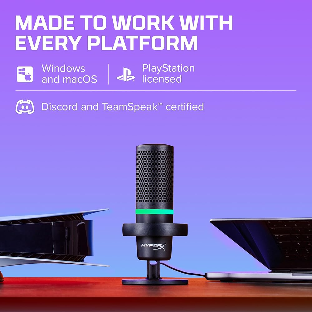 HyperX DuoCast - USB Microphone with RGB Lighting