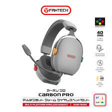 Fantech WHG06 CARBON PRO MultiPlatform Wireless Headset, QUAD Mode Connection