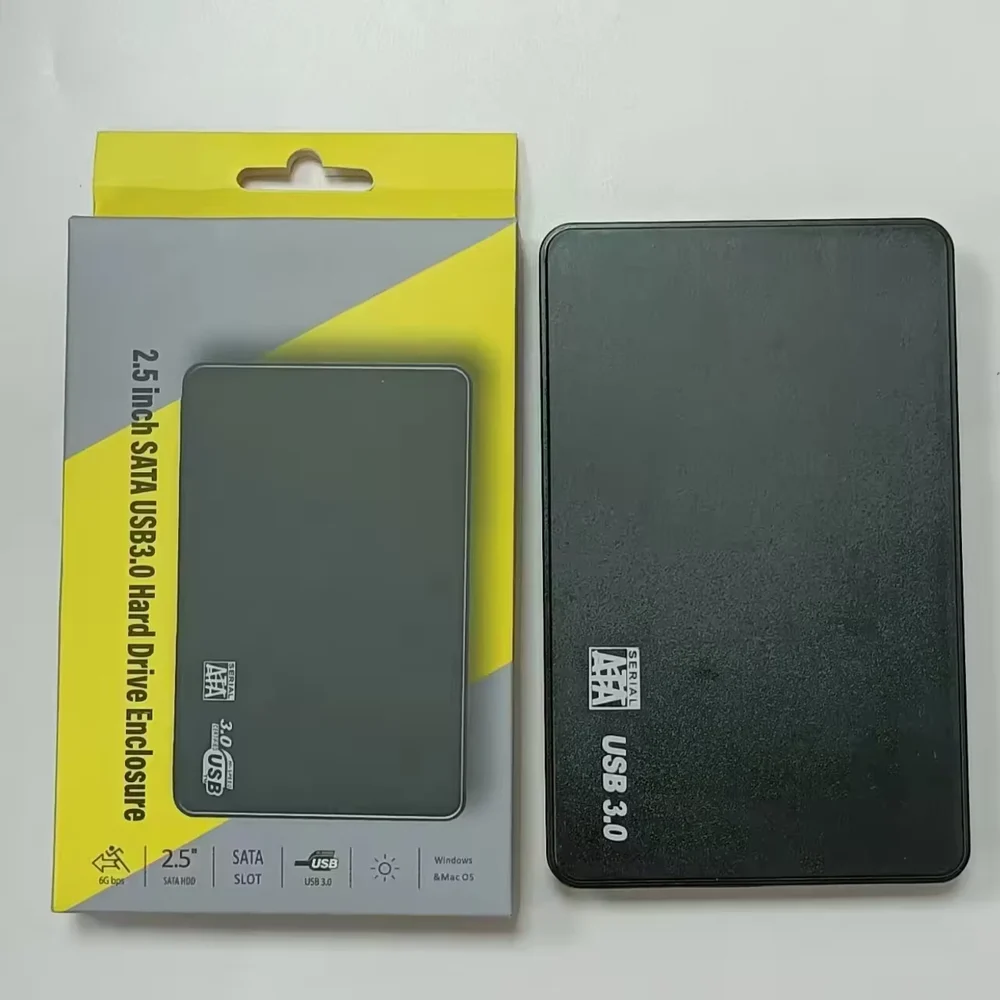 Hard Drive Enclosure - USB 3.0 SATA serial port 2.5-inch hard drive case