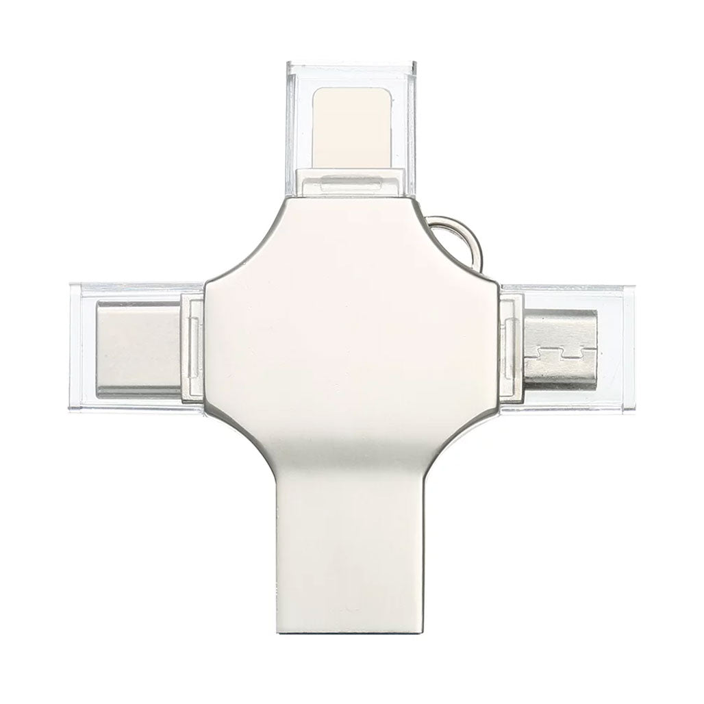 FlashDrive 256GB 4-Interface High-Speed USB Drive