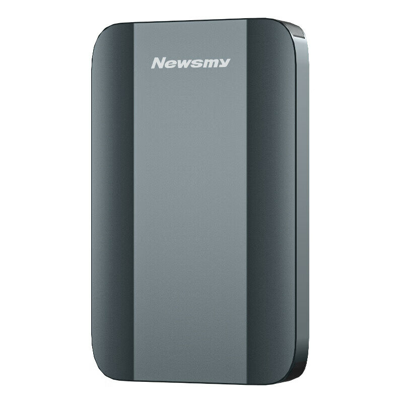 Newsmy 2TB Portable Hard Drive Mechanical Starry Metal Series USB3.0 2.5-inch Elegant Green High Speed Stable Office Data Backup Photo Backup + Hard Drive Case