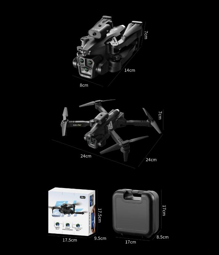 K10 Max Drone 4K High-Definition Three Camera Optical Flow Positioning Professional Aerial Photography Foldable Quadcopter