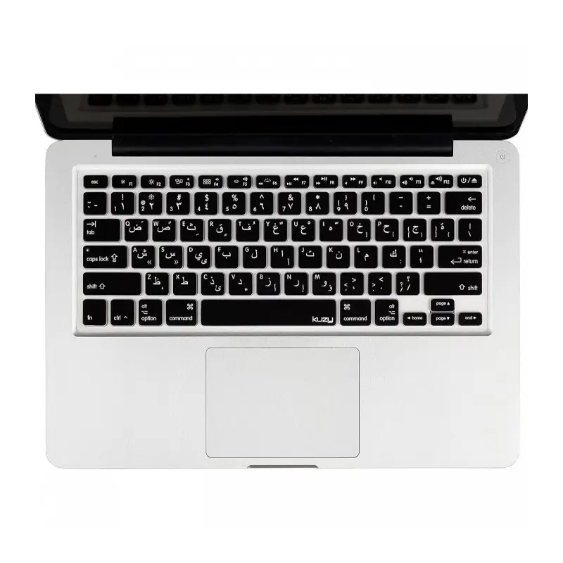 Keyboard Protector Premium Keyboard Film Eng/Arabic Black for MacBook