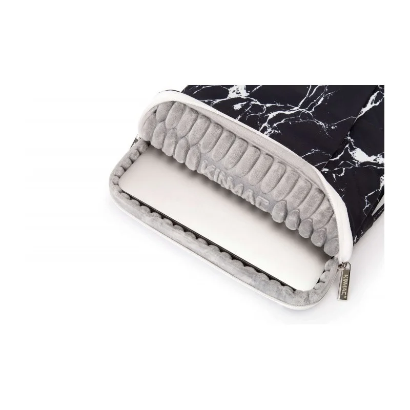 Kinmac Vertical Design Sleeve KMS401-442 Black Marble, Full Protection & Water-resistant