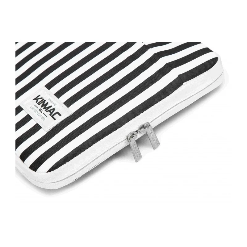 Kinmac Vertical Design Sleeve KMS406-444 Black Stripe, Full Protection & Water-resistant