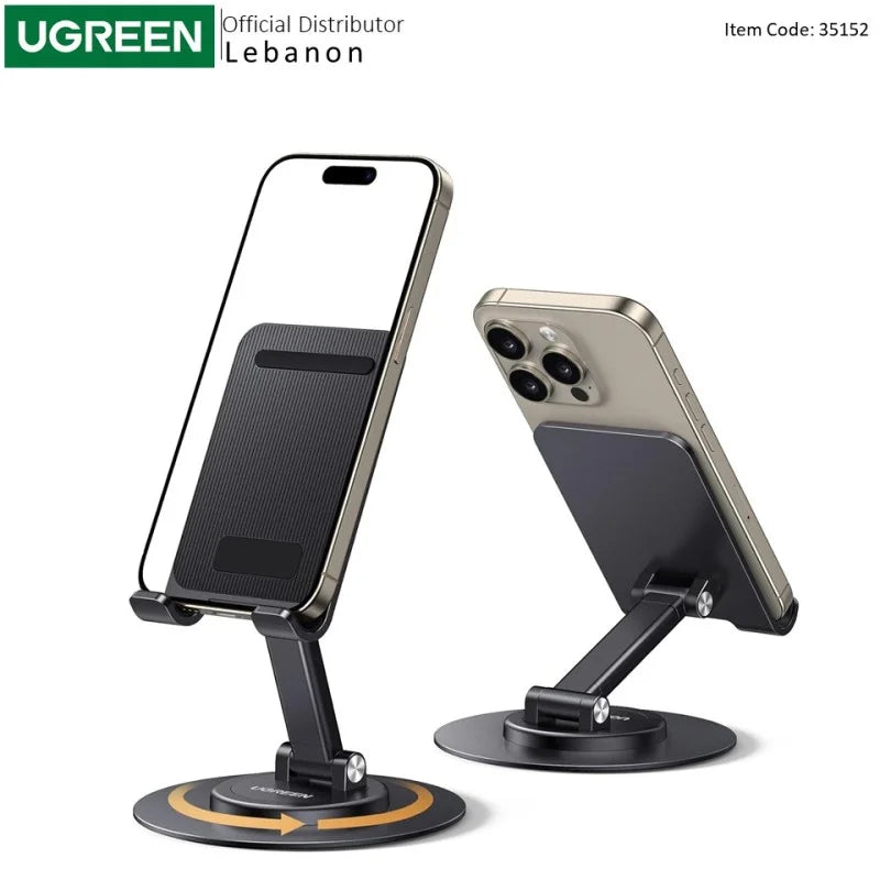 UGREEN Desktop Stand Support Phone and Tablet With a 360-degree rotating base