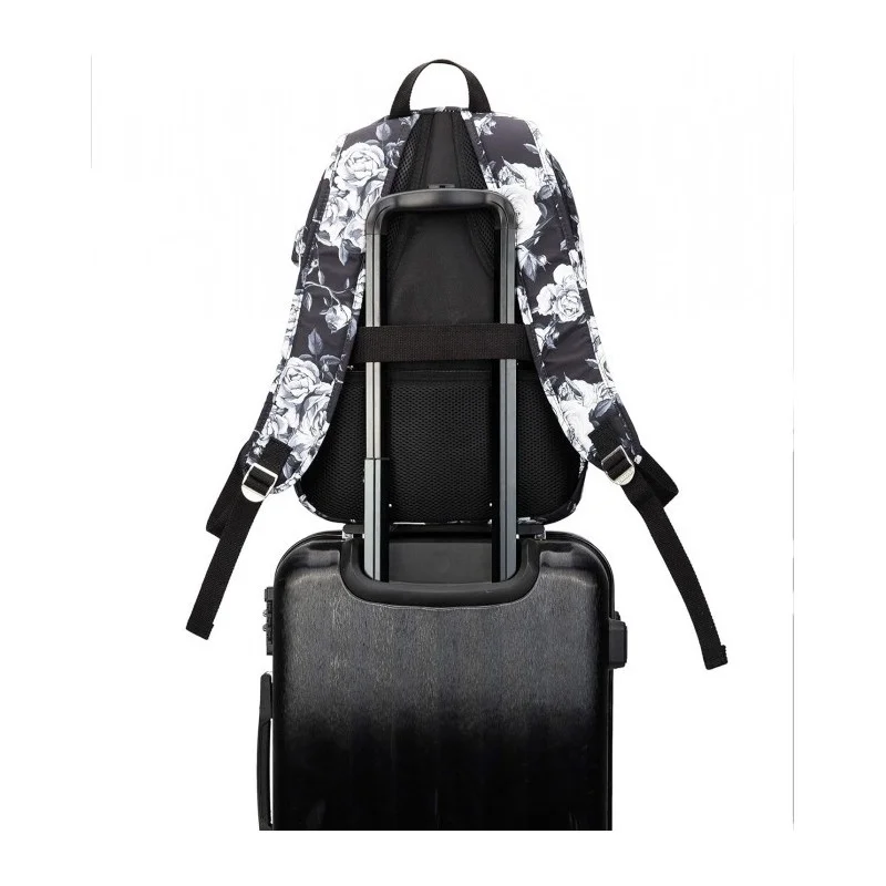 Kinmac Backpack KMB439 Gray Rose, Fashion Design, High Quality, Soft Interior Lining & Water-resistant