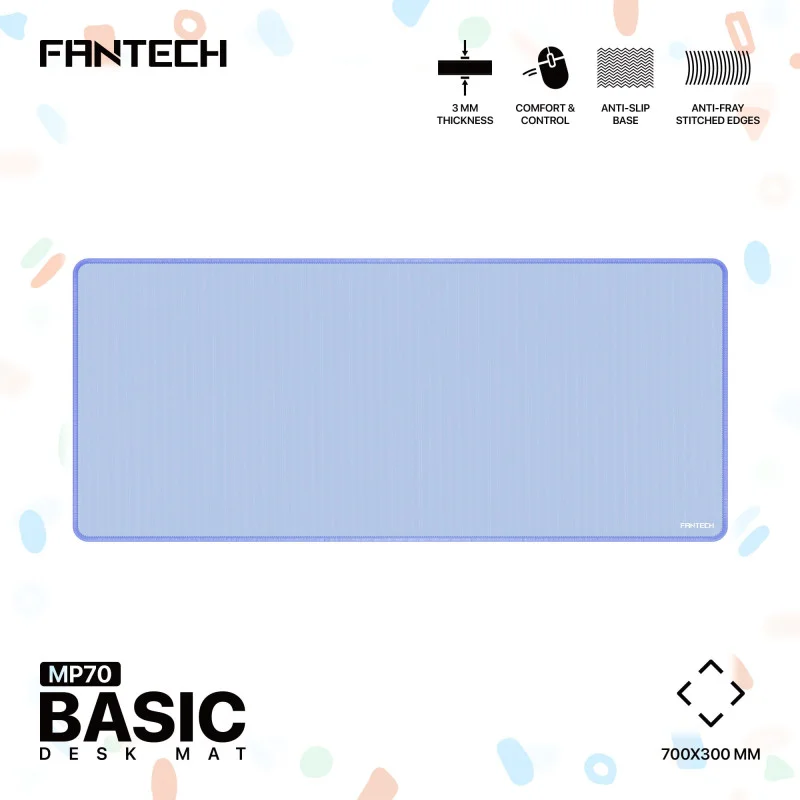FANTECH MP70 BASIC DESKAMT MOUSE PAD Large Size: 70cmx30cmx0.3cm