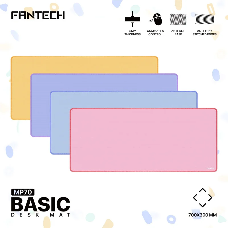 FANTECH MP70 BASIC DESKAMT MOUSE PAD Large Size: 70cmx30cmx0.3cm