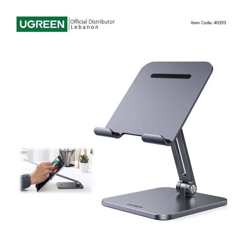 UGREEN Aluminum Alloy Tablet & ipad Pro Holder, Support Devices Up to 12.9 Inch, Durable & Stable Structure