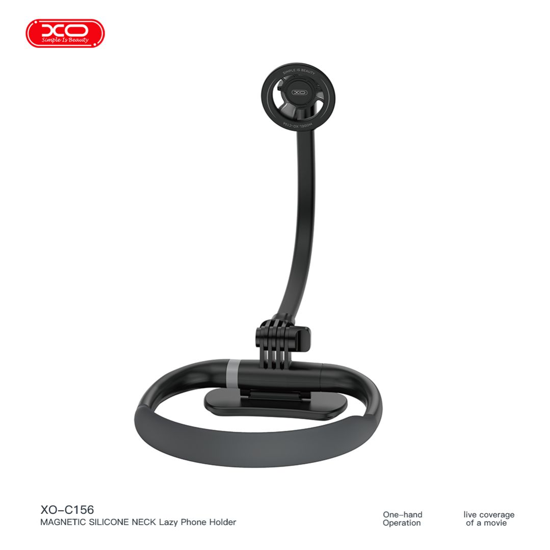 XO - C156 Magnetic Silicone Neck Lazy Phone Holder