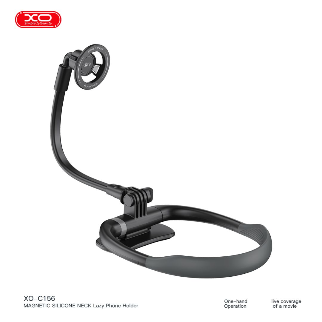 XO - C156 Magnetic Silicone Neck Lazy Phone Holder
