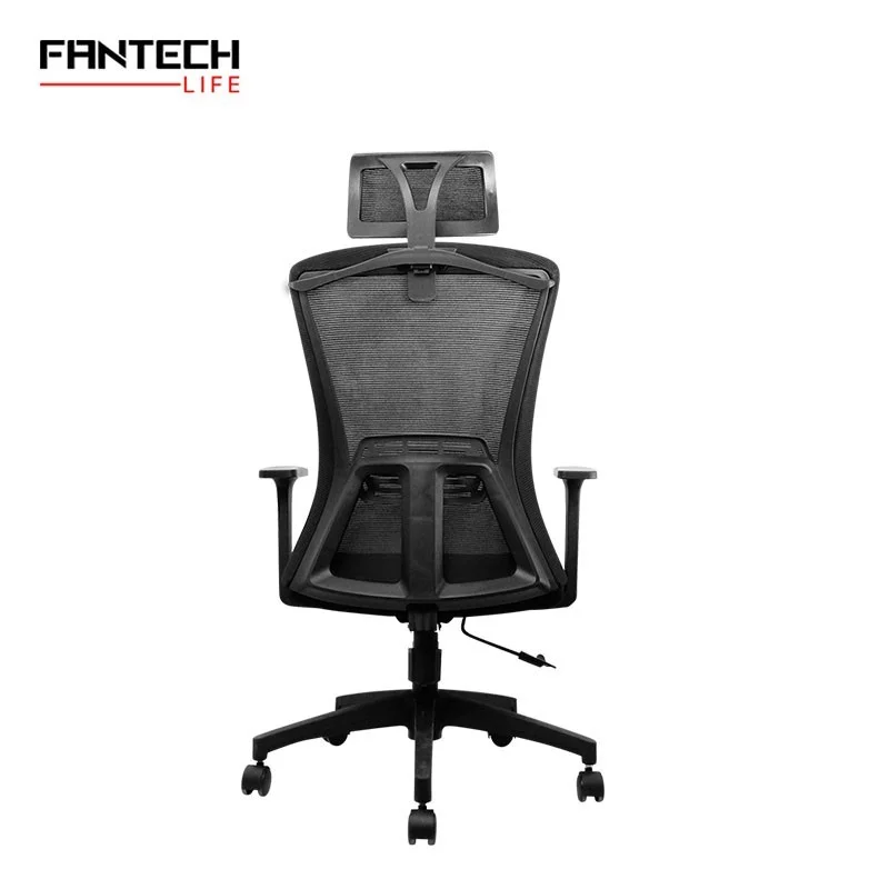 Fantech OC-A258: Ergonomic & Heavy-Duty Office Chair with Lumbar Support, Adjustable Headrest & Built-in Jacket Holder