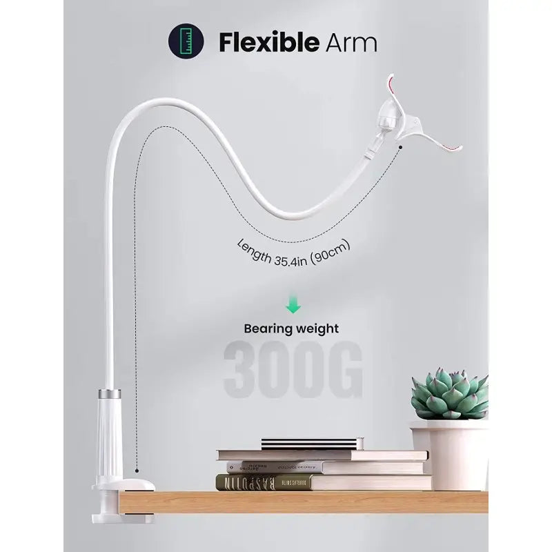 UGREEN Phone Holder Support Phone and Tablet Up to 7.2 Inch, with 90CM Flexible Long Arm, Stable Design