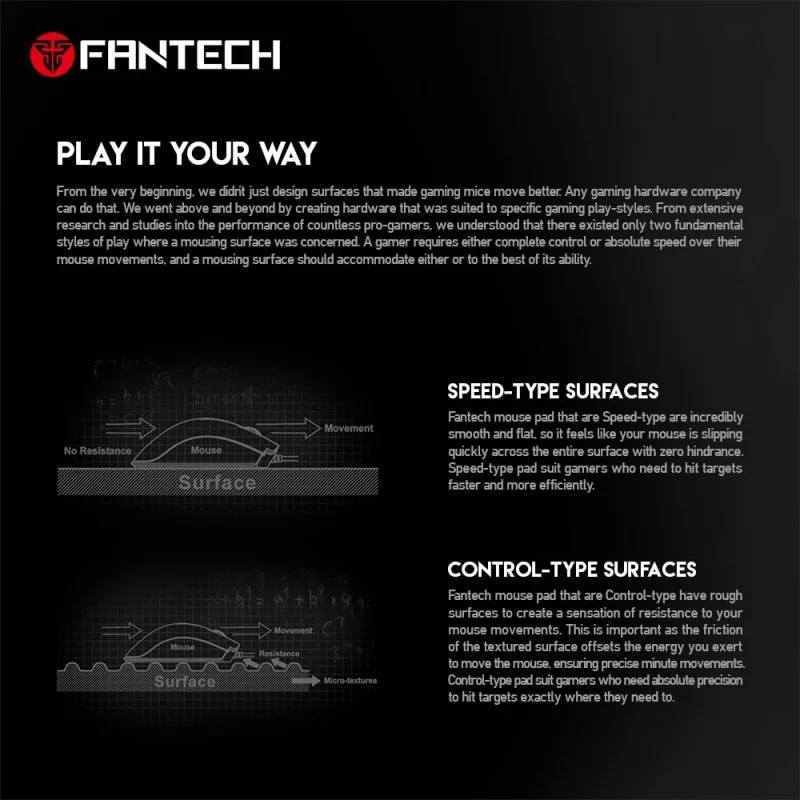 Fantech MP904 VIGIL, Gaming and Office Mousepad, XX-Large Size: 90cmx40cmx0.4cm