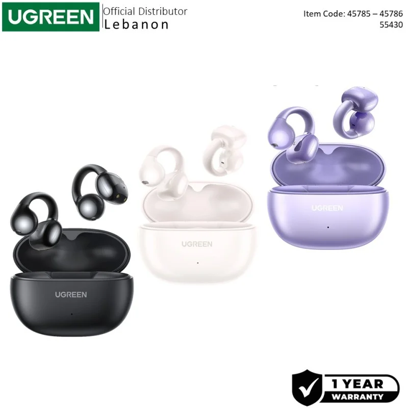 UGREEN HiTune S3 Open Wearable Ear Clip True Wireless Earbuds with Environmental Noise Cancellation