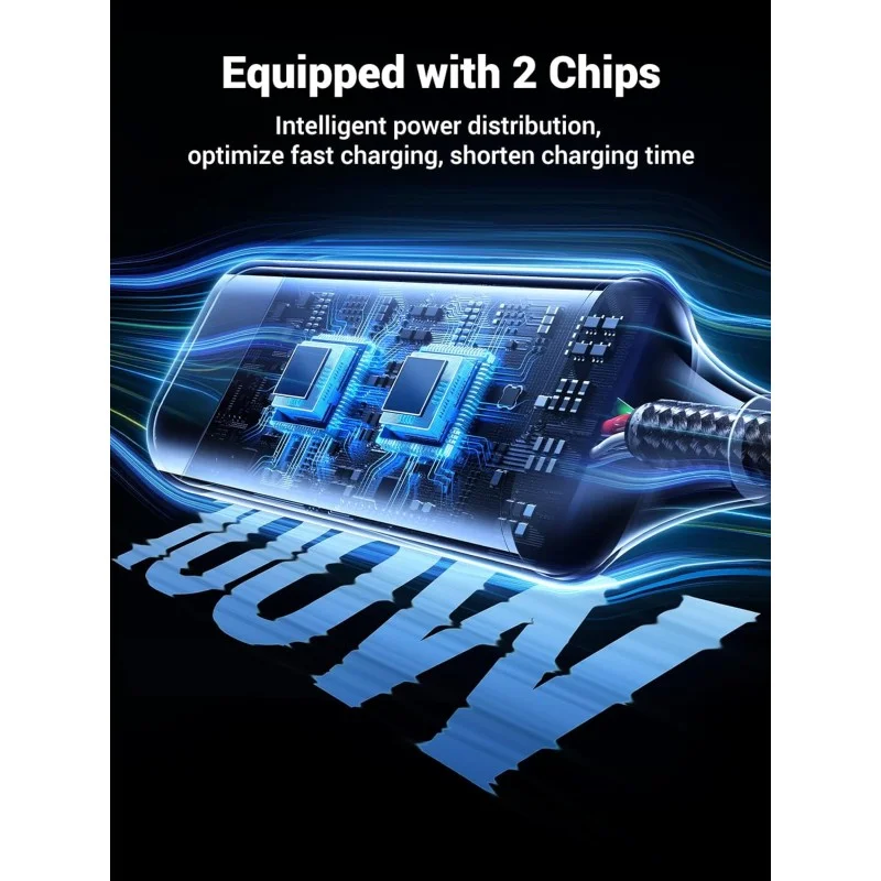 UGREEN USB-C to 2 * USB-C 100W Braided Cable & Aluminum Body