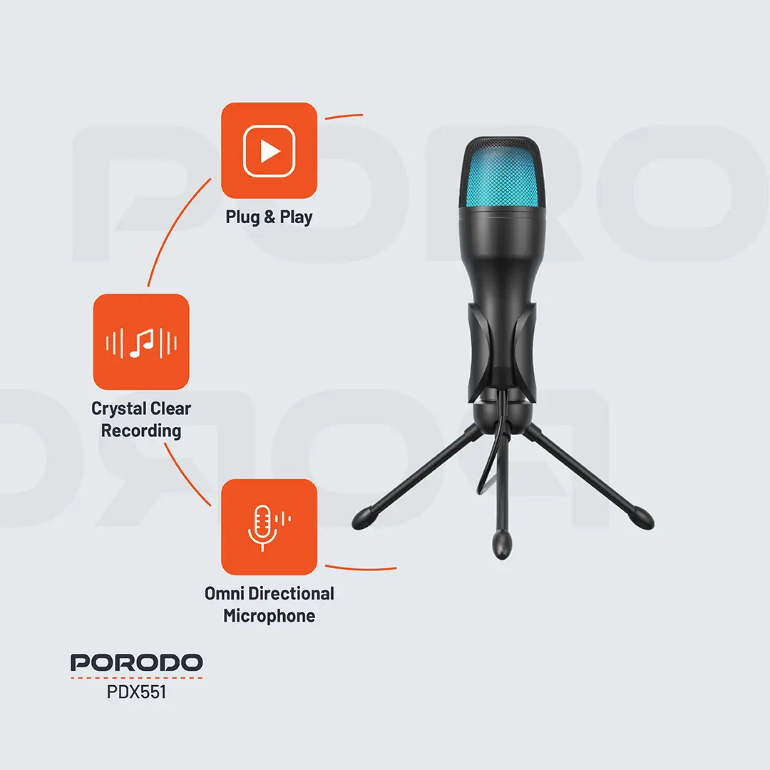 Porodo Condenser Microphone | PDX551