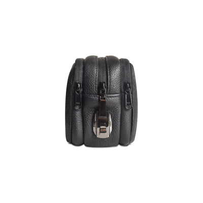 WIWU SALEM ANTI-THEFT PU LEATHER TRAVEL POUCH - BLACK