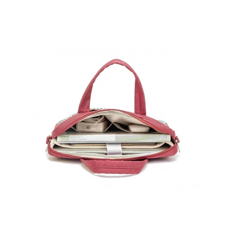 Kinmac Business Laptop Bag KMC425-25 Red Bohemian, Durable and Water-resistant