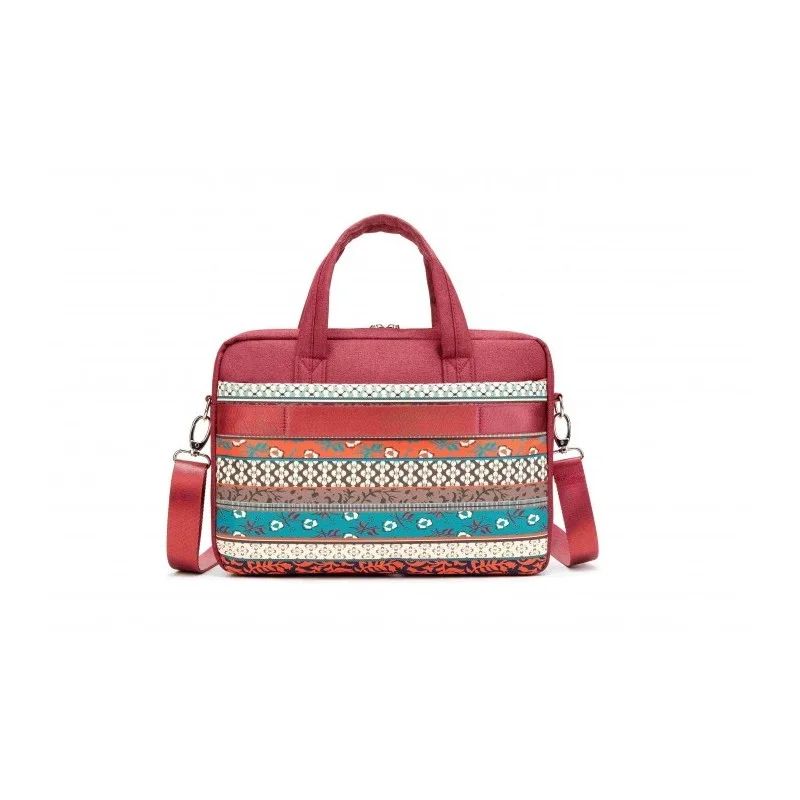 Kinmac Business Laptop Bag KMC425-25 Red Bohemian, Durable and Water-resistant