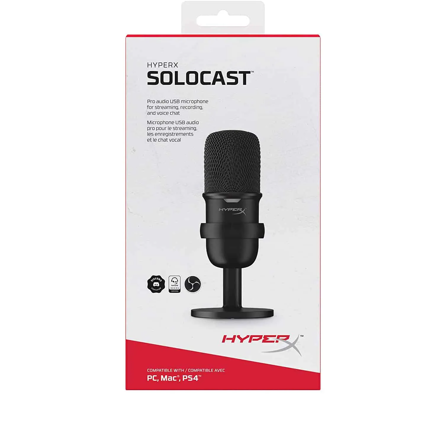 HyperX SoloCast – USB Condenser Gaming Microphone