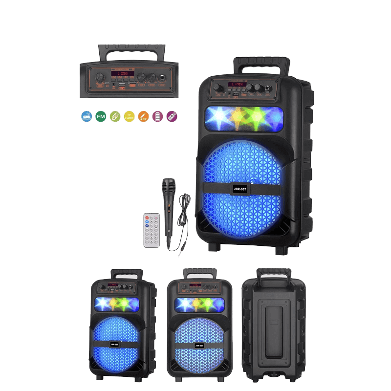 Board-x Speaker Karaoke JBR-007 8 Inch, 1 Microphone