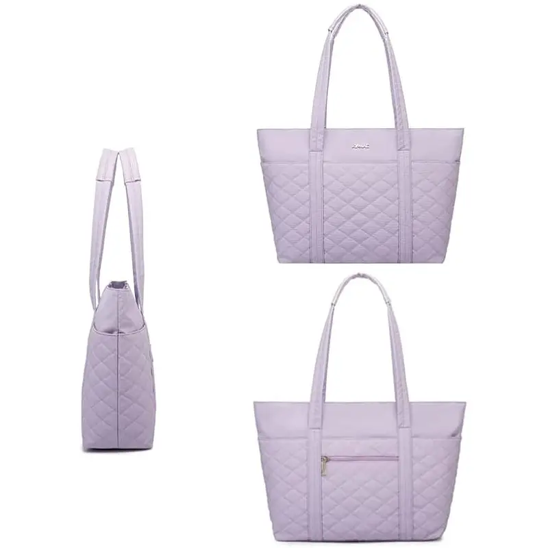 Kinmac 15.6″ Women's Laptop Tote – Chic, Spacious Work-Ready Handbag