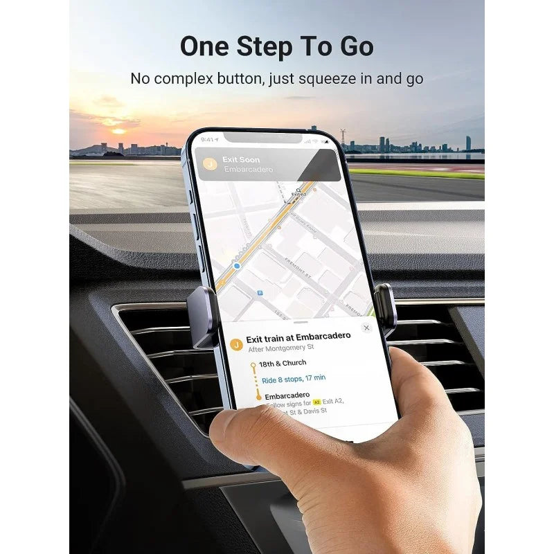 UGREEN Air Vent Car Mount Phone Holder, 360 degree rotation, robust and durable