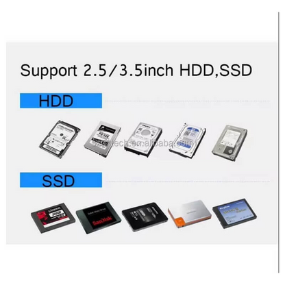 2 in 1 Super Speed External Hard Disk Enclosure