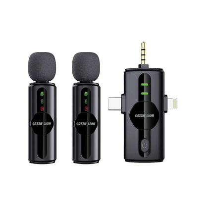 Green Lion GM-80X Microphone 3 in 1 - Black