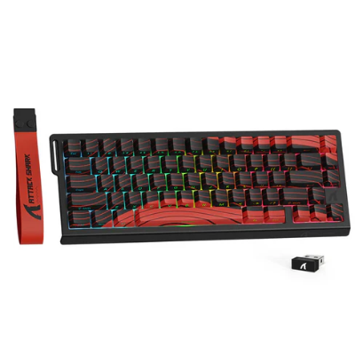 Attack Shark x Fantech Bundle (Keyboard + Mouse + Mousepad) - Black